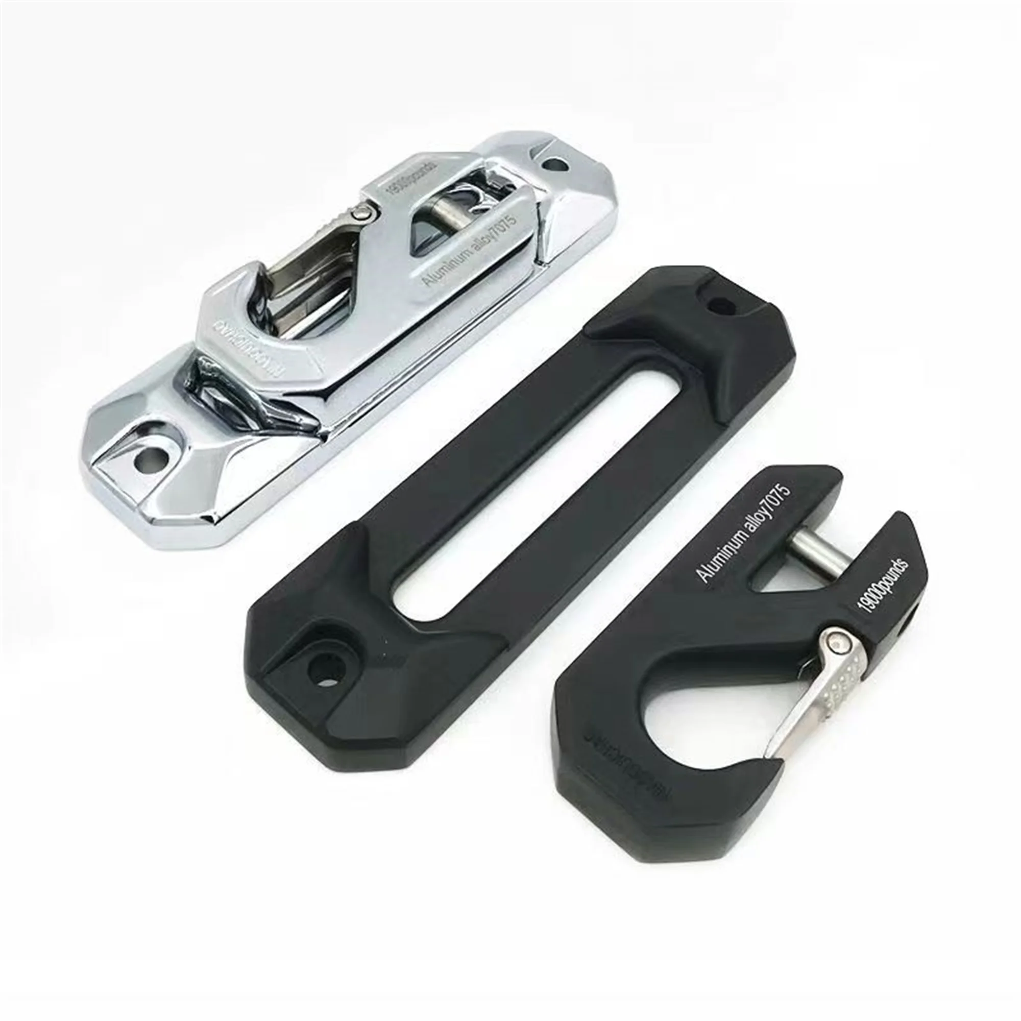 SXMA JL1276 8T Winch Rope Guide Rope Cable Rescue Shackles Trailer Webbing Hook For Jeep Wrangler JK JL 07-23