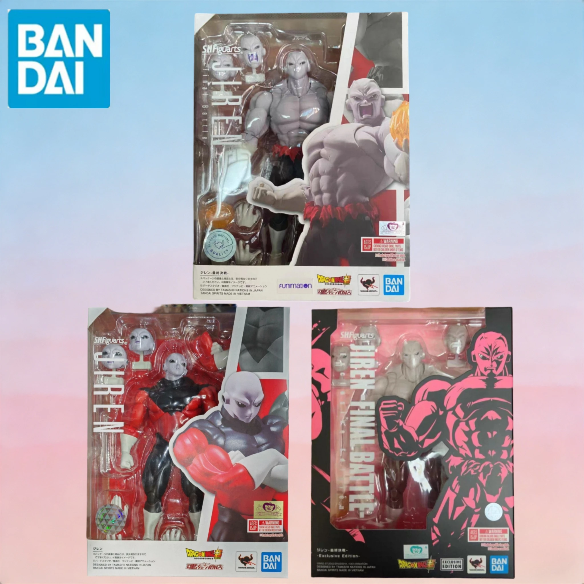 

In-stock Bandai Dragon Ball SHF Burst Clothes Giren Final Battle SDCC Exclusive 1/12 Action Figure Model Collectible Gift