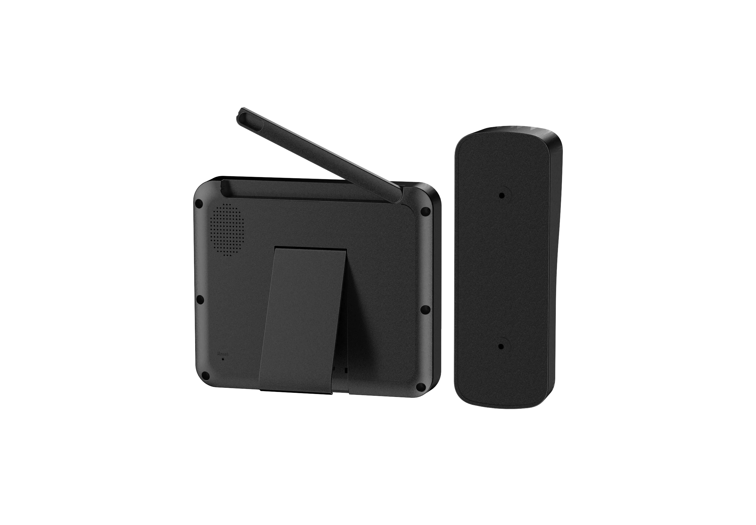 Mirixi 4.3 インチ IPS HD 2.4 グラムワイヤレススマートインターホンビデオドアベルドア電話モーション検出記録 2 ウェイトークナイトビジョン