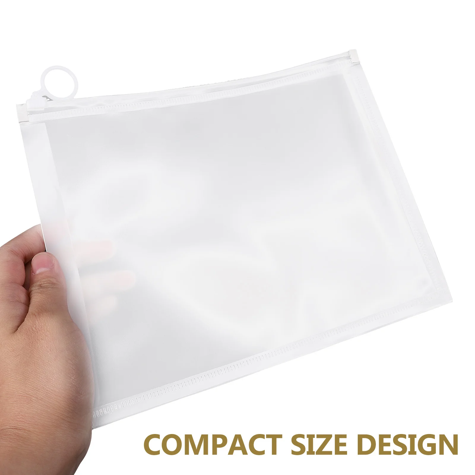 

10pcs Pencil Case Large Capacity File Bag Stationery Organizer Portable Storage Bag For School Students Pens Makeup Brushes Cash