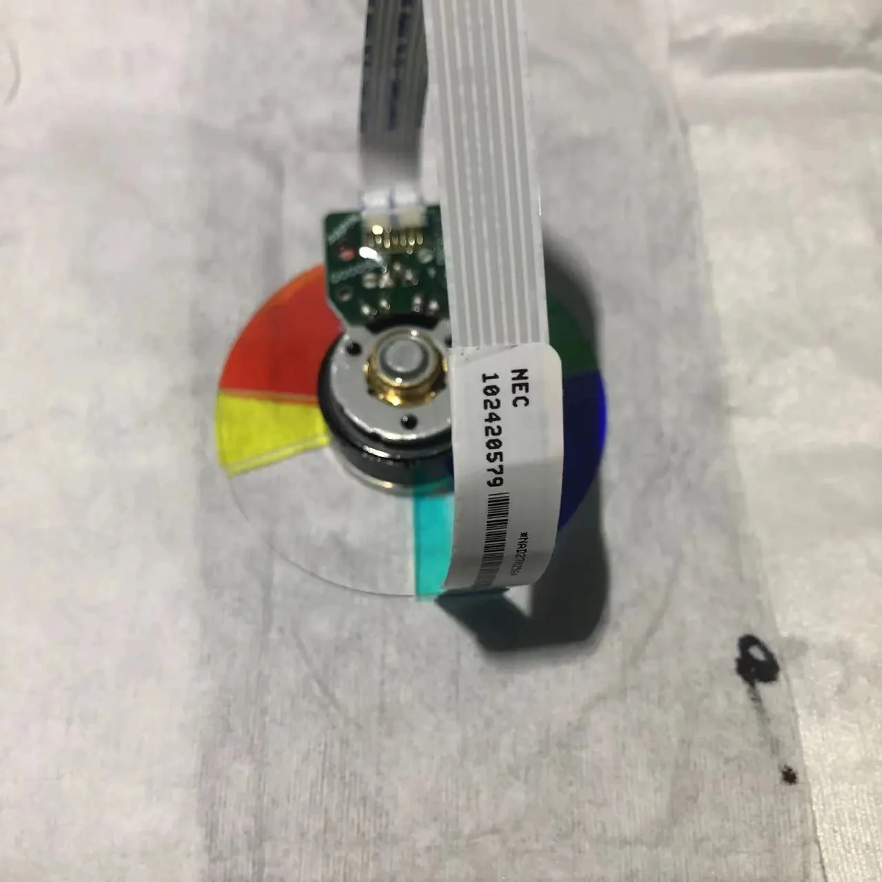 Wymiana AWO nowy oryginalny projektor koło kolorów 102420579 pasuje do NEC M322H + M322W + M322X + M323H + M323HS + M323W + projektory