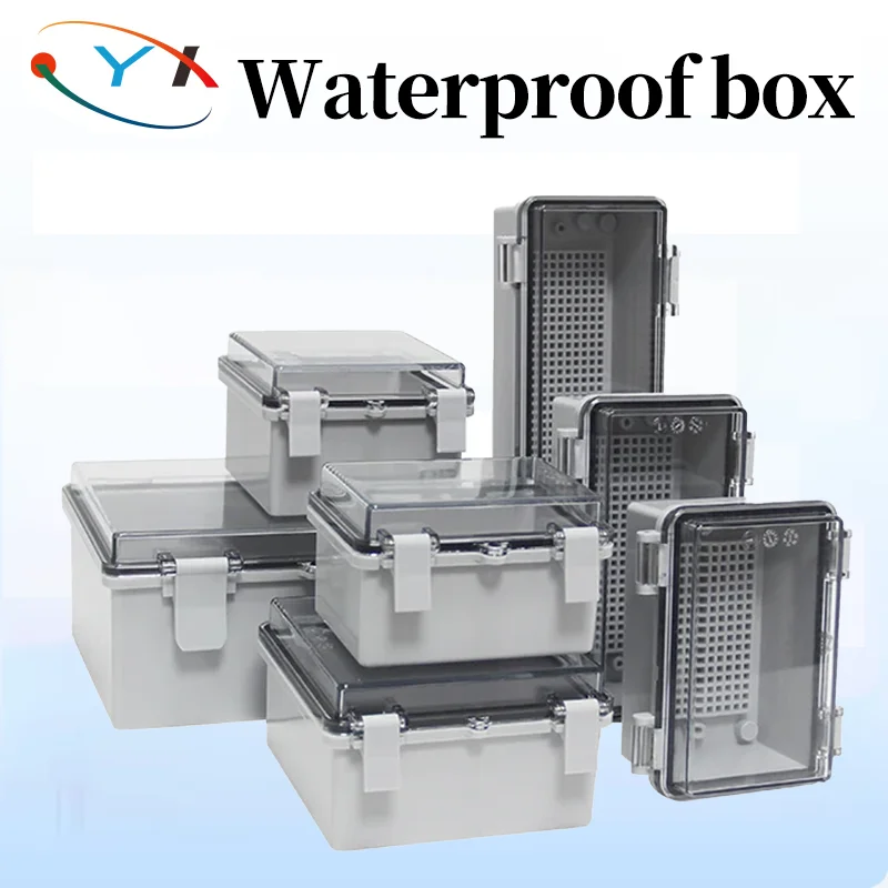 

Outdoor IP66 ABS Plastic Enclosure Box Waterproof Power Junction Distribution Box for Electric Instrument Projects