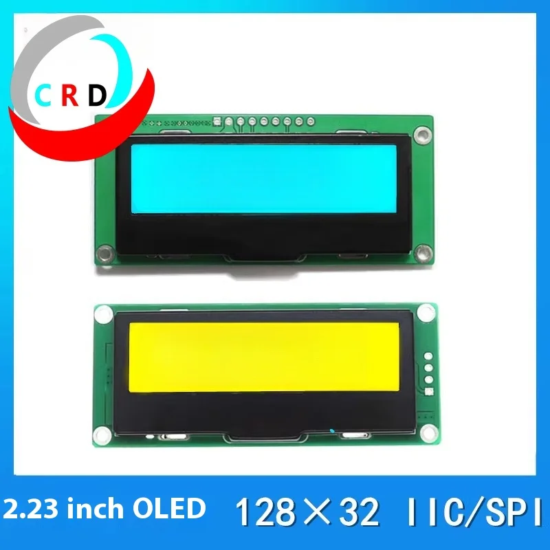 

Changruida 2,23-дюймовый OLED ЖК-экран 128x32 монохромный SSD1305/4-контактный IIC7-контактный модуль SPI ЖК-дисплей esp32 ЖК-дисплей