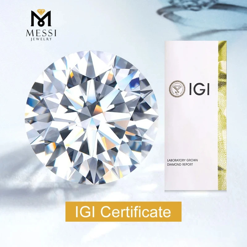 

0.3ct 0.5ct 1ct Lab Grown Diamonds CVD HPHT IGI Certificate Diamond stone Wholesale