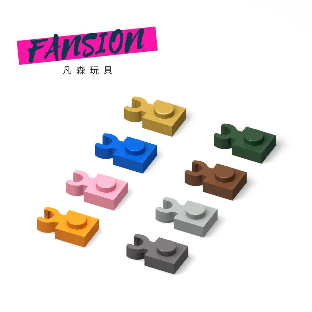 

100g/416Pcs 60897 4085 1x1 Single Side Building Blocks Horizontal Clamp Plate Bricks Particle Puzzle Idea Toys Childre