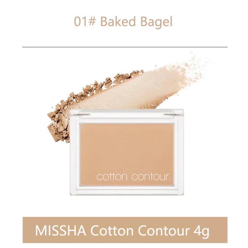 MISSHA Cotton Blush 4g Natural Rouge Cheek Blusher Contouring Matte Contour Palette Bronzer Highlighter Powder Korean Makeup