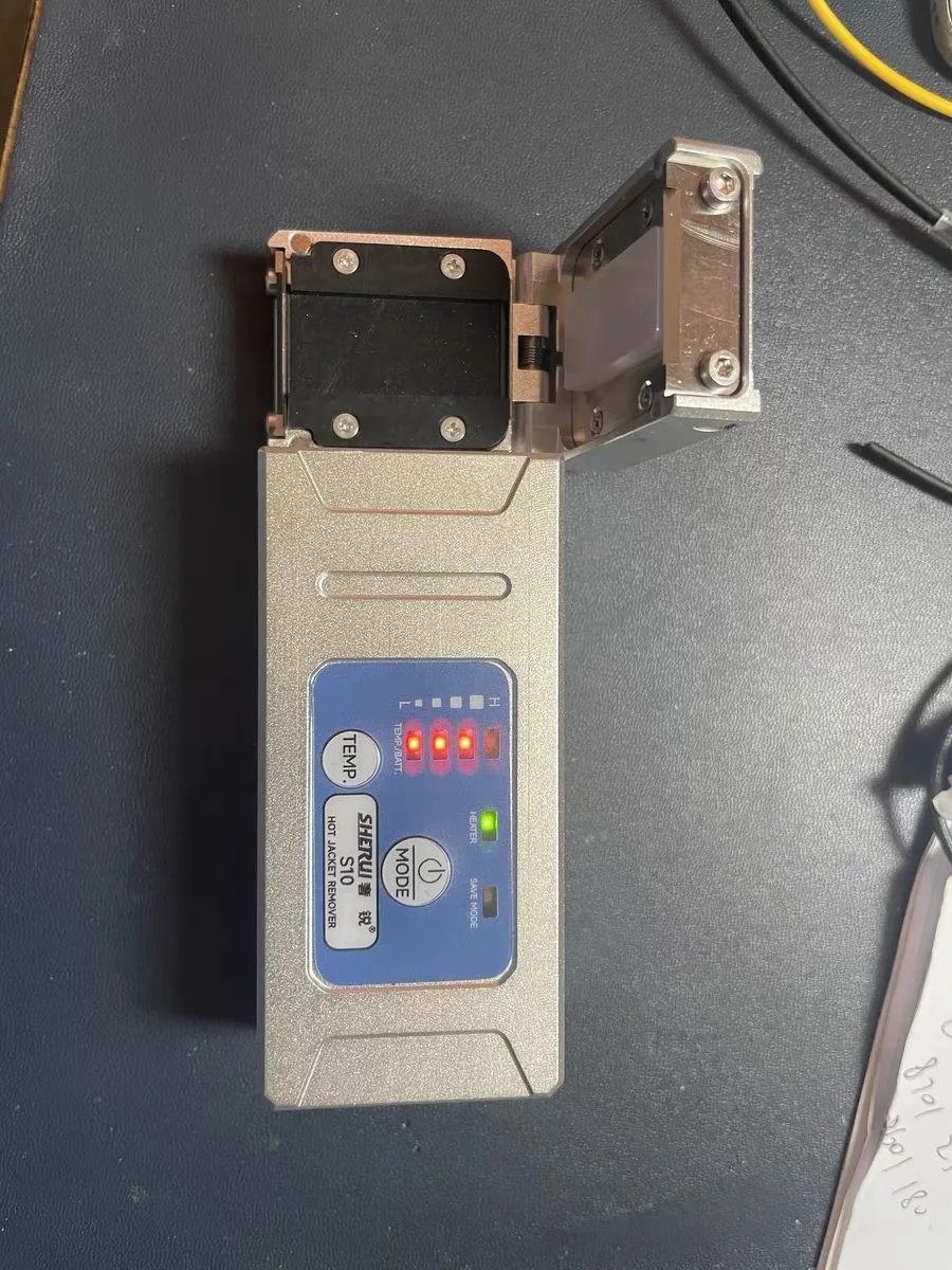 

S10 Fiber Thermal Stripper s10 Heated Optical Wire Stripping thermal stripping of ribbon fiber with lithium battery