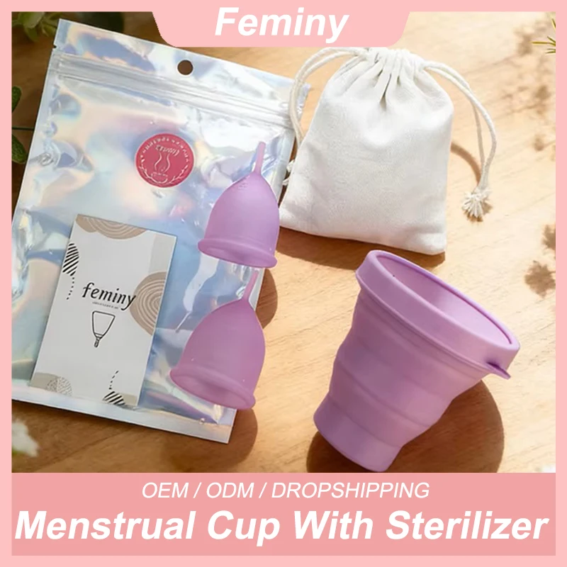 

Menstruation Cup Sterilizer Mensntrual Cup Menstrual Bowls Lady Certified Medical Grade Silicone Period Cup With Sterilizer Case