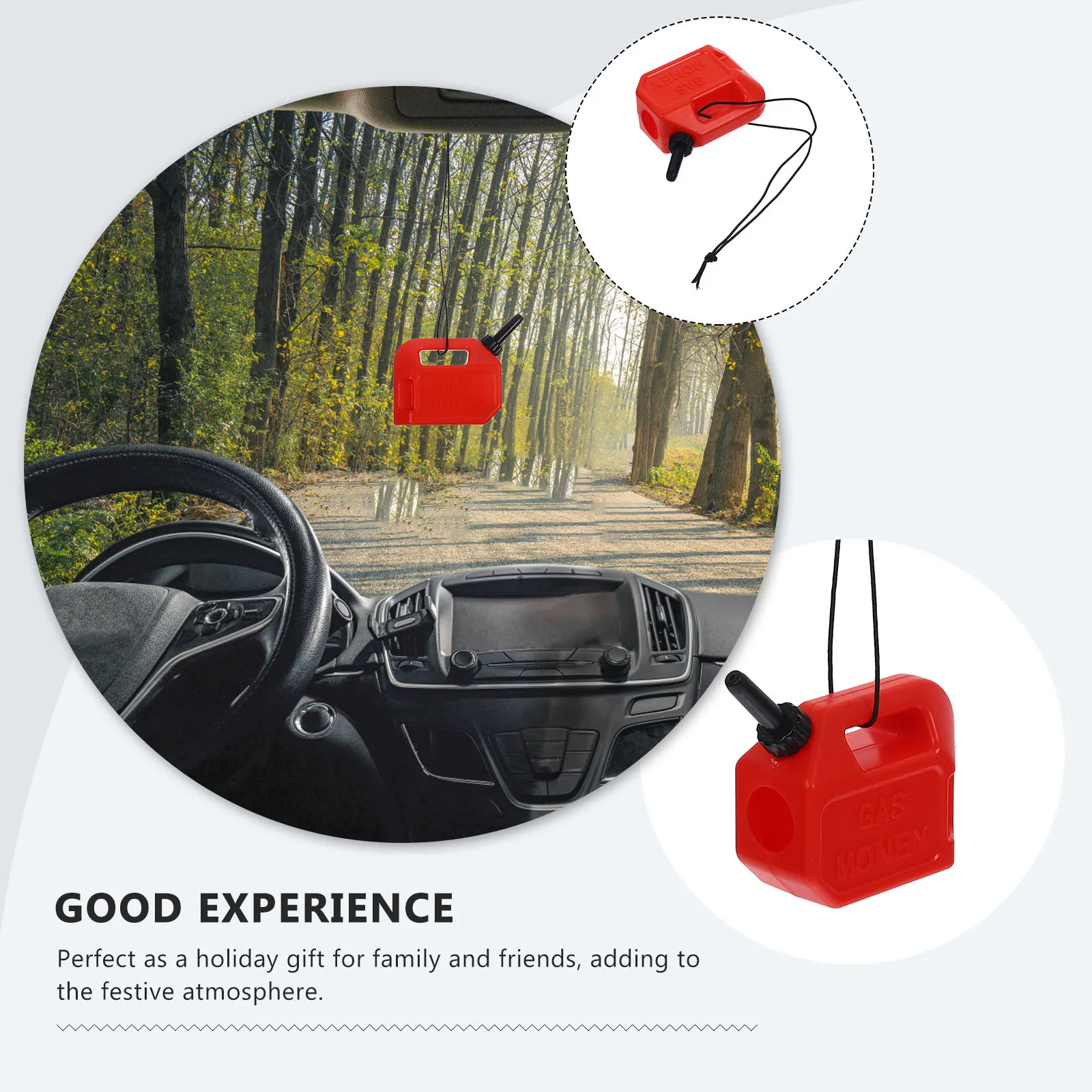 

Gas Can Ornament Creative Hanging Pendant Multifunctional Christmas Tree Decoration Holiday Party Decoration Coin Bank Gift