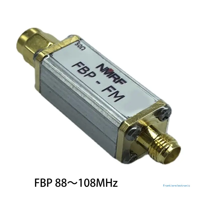 FBP FM 88-108MHz Bandpass Filter, SMA FM Broadcast Bandpass Filter Center Frequency 98 MHz DropShipping