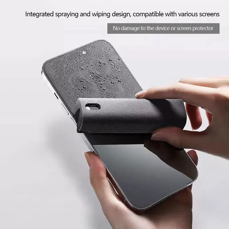 2 in 1 Screen Cleaning Tablet - Mobile Laptop Car Display Wipe - Portable Cloth Spray for Device Screen Care