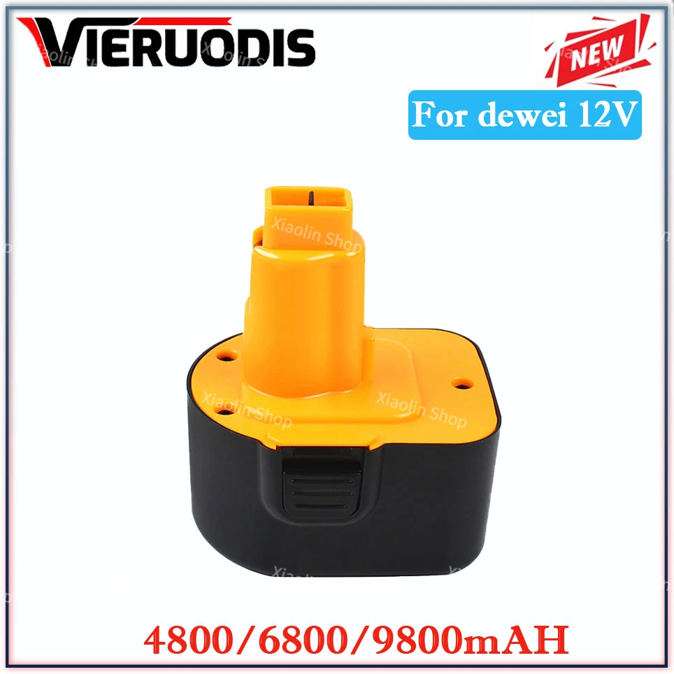 New 12V 4800/6800/9800mAH Tool battery for dewei  DE9074 DC9071 DE9037 DE9071 DE9075 DW9071 DW9072 DC756 DC980 DC981 DW051