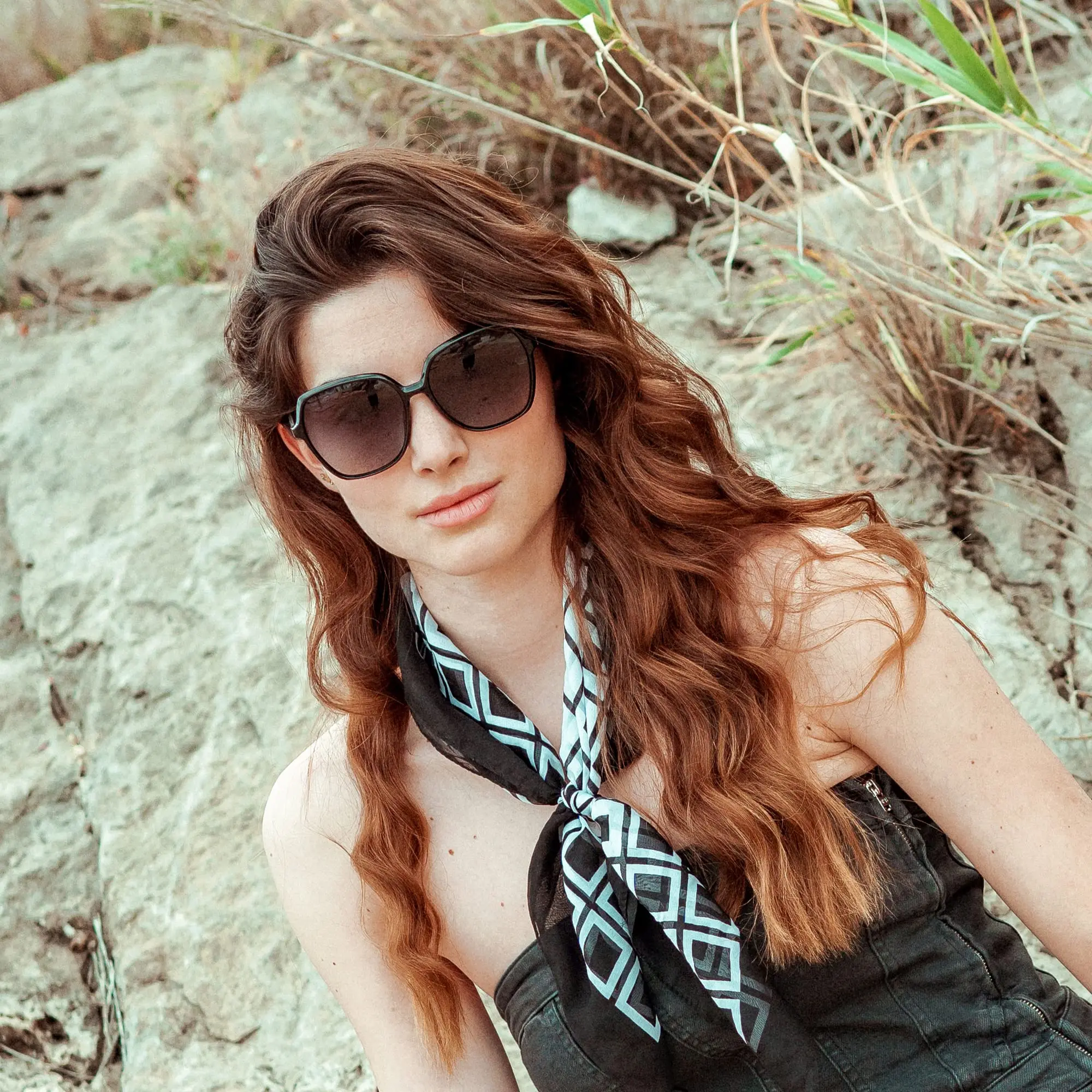 

Женские поляризационные очки BLUEMOKY в винтажном стиле, модные оправы в форме бабочки с защитой линз UV400