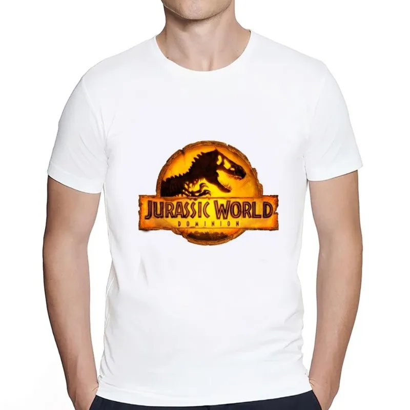 Movie J-Jurassic P-Park T Shirt Women Couple Combination Clothes Short Sleeve Collar Fashion Man Cotton