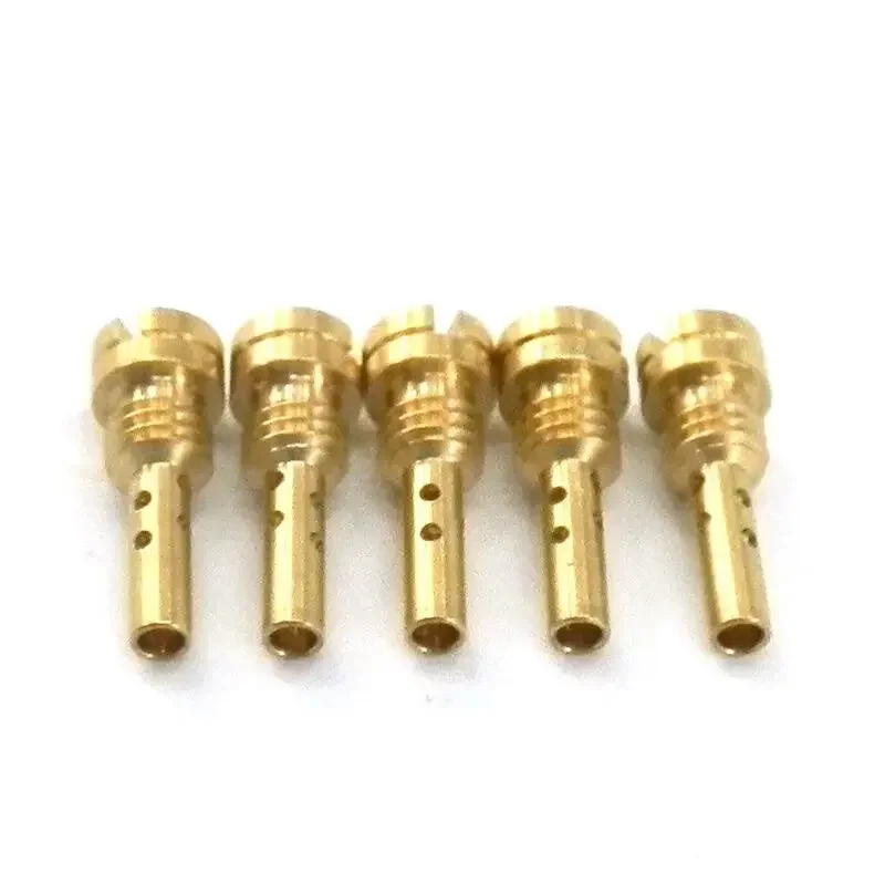 5pcs Motorcycle 5 Slow Jets For Keeihin BD For YZF600R For CV CVK FCE CARB N424-25 38 40 42 45 48 Size30-75