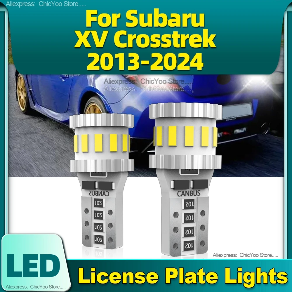 

2Pcs Signal Lamp W5W T10 Car LED License Plate Light 12V For Subaru XV Crosstrek 2013 2014 2015 2016 2017 2018 2019 2020 21-2024