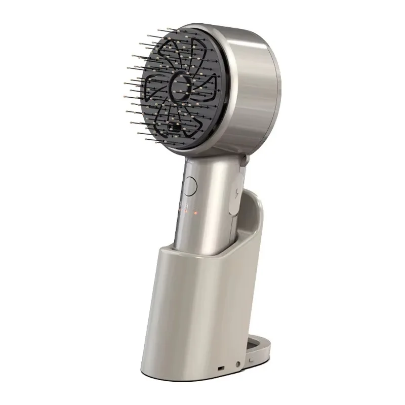 Red Light Electric Scalp Massage Comb Essential Oil Atomization Applicator Waterproof Anti Hair Loss Hair Growth Care Brush