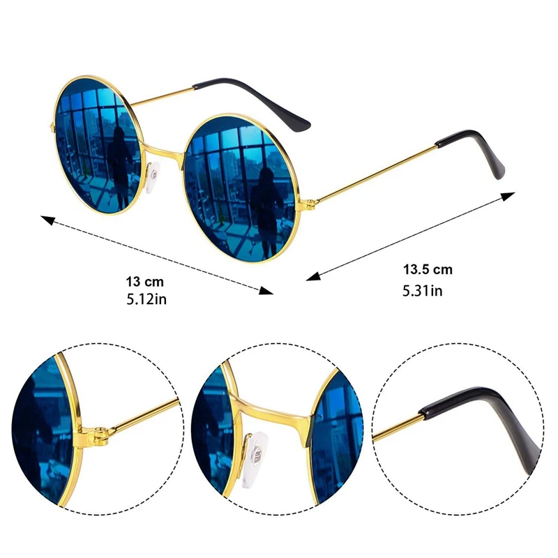 3 pièces ensemble de perruques Halloween Cosplay fête Festival Hippie perruque lunettes de soleil collier ensemble unisexe Hip Hop Costume accessoire cheveux bouclés perruque chapeau