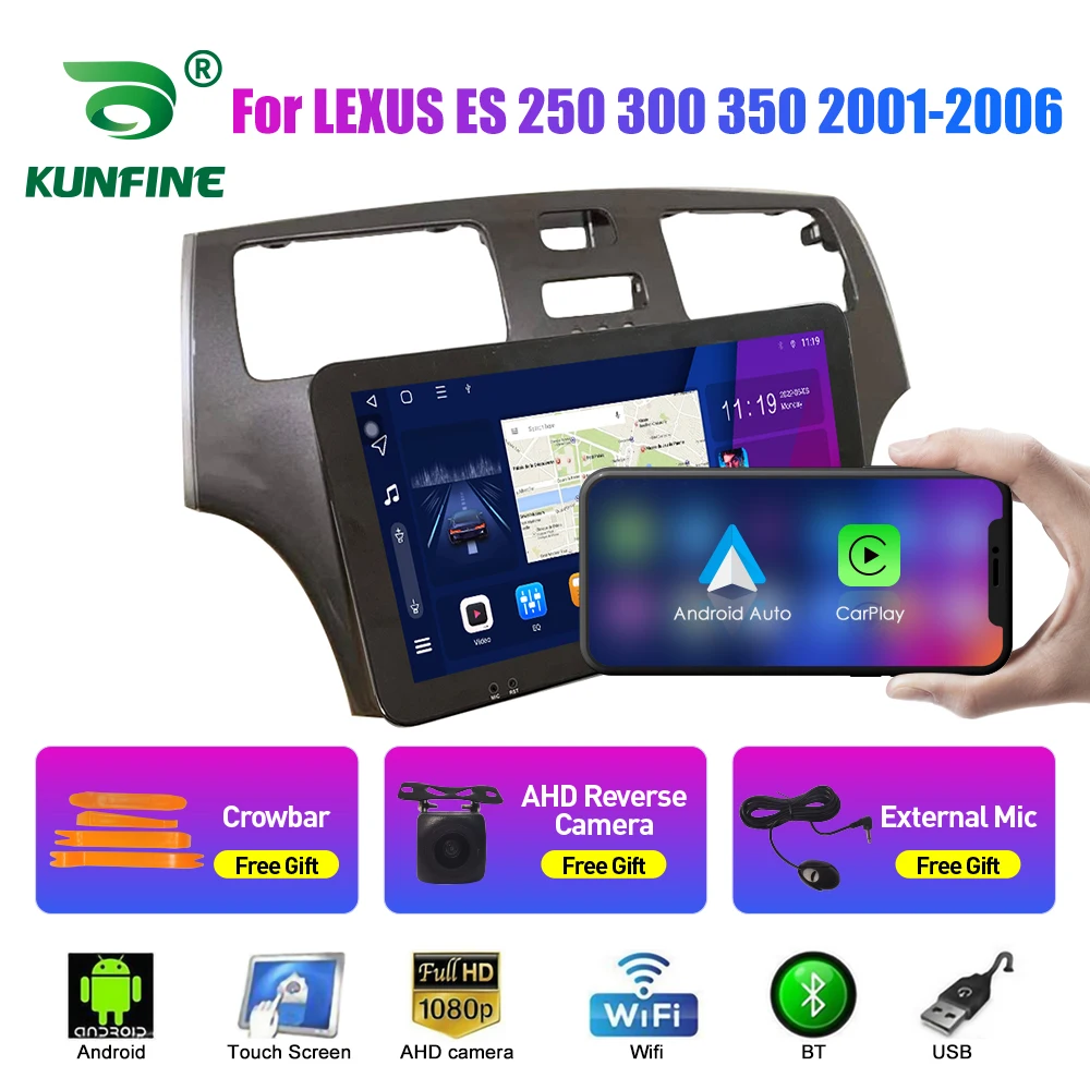 

10.33 Inch Car Radio For LEXUS ES 250 300 350 2001-2006 2Din Android Car Stereo DVD GPS Navigation Player QLED Screen Carplay