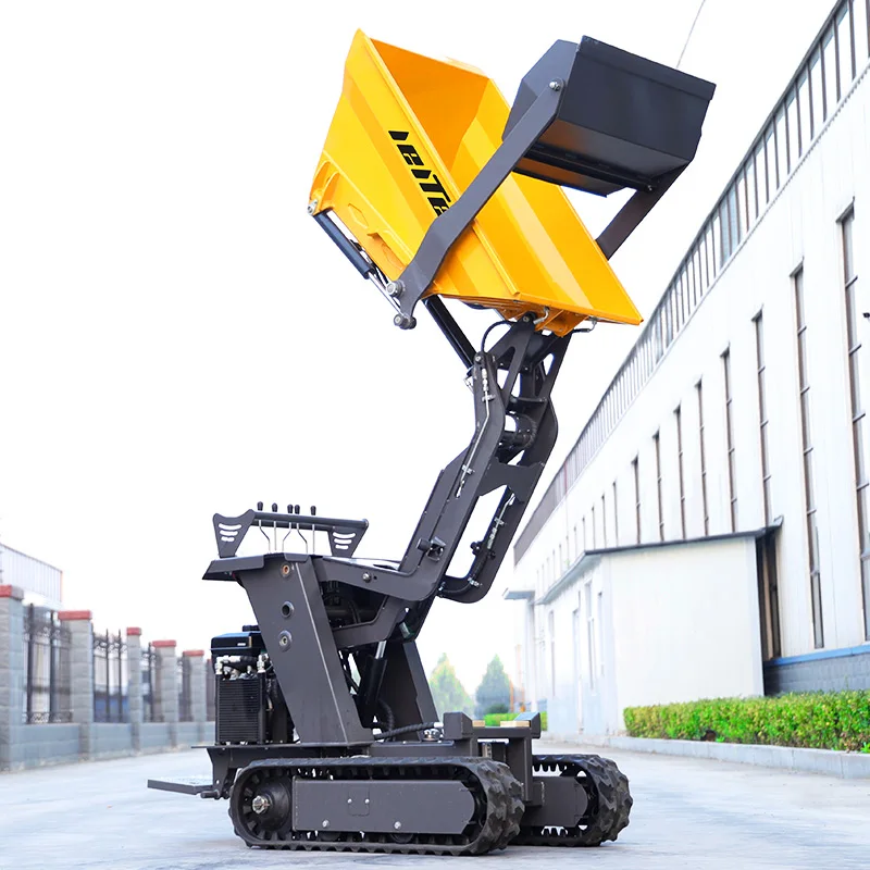 Mountain slope use mini crawler dumper 800kg dumper mini dumper diesel self-loading mini dumpers Customized