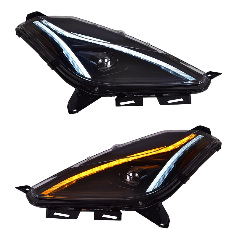 

YU GUANG для Chevrolet Corvette C7 2014-2019: Обновленные светодиодные фары, передние фонари, динамические дневные ходовые огни