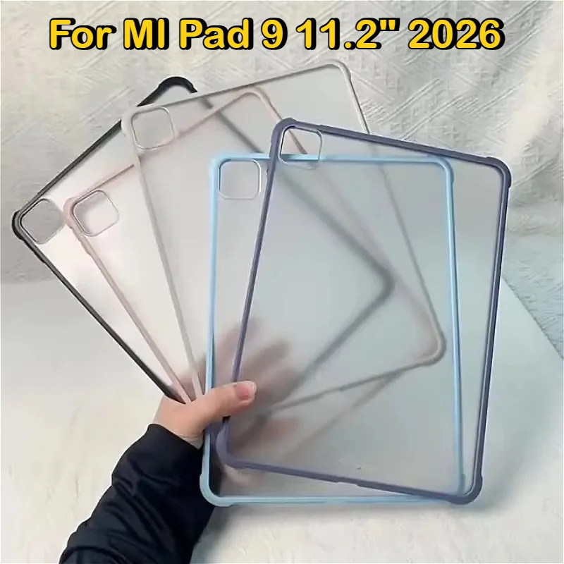 Matte Clear Tablet Case for Xiaomi Pad 9 8 7 6 5 11 11.2 S Pro 12.4 12.5 RedMi Pad 2 SE 11 8.7 Pro 12.1 Shockproof Hard PC Cover