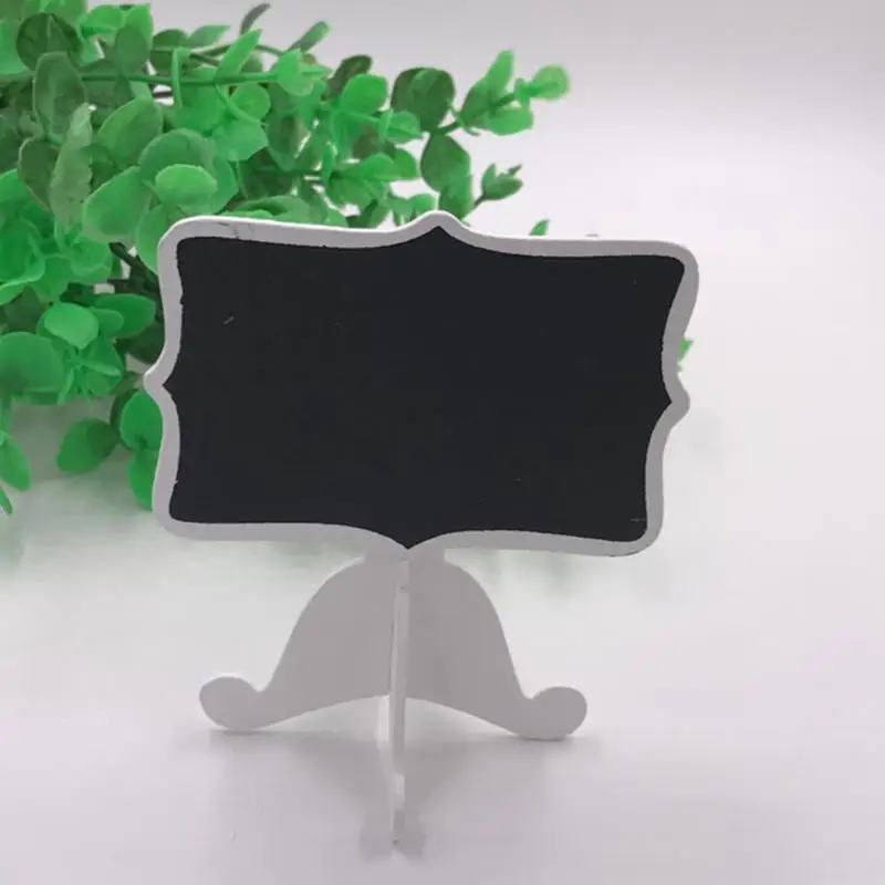 Kleine Tafel schilder mit Ständer 10 stücke Lebensmittel etiketten mit Ständer für Partys Buffet Tisch Holz Restaurant Essen Display für