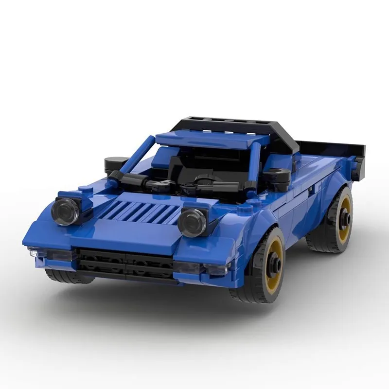 

MOC Technical Car Championed City Traffic Lancia Stratos Vehicles Sets Creative Supercar Building Blocks Kids Sets Assembly