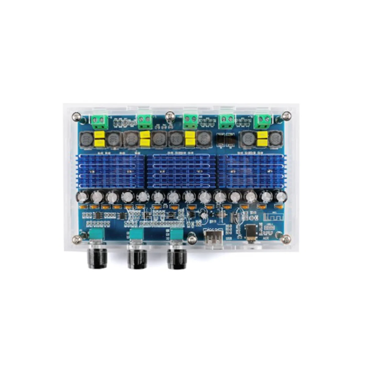 A57G-2X50W 2X100W TPA3116D2 Bluetooth 5,0 placa amplificadora Digital Subwoofer 4 canales TPA3116 Clase D AMP