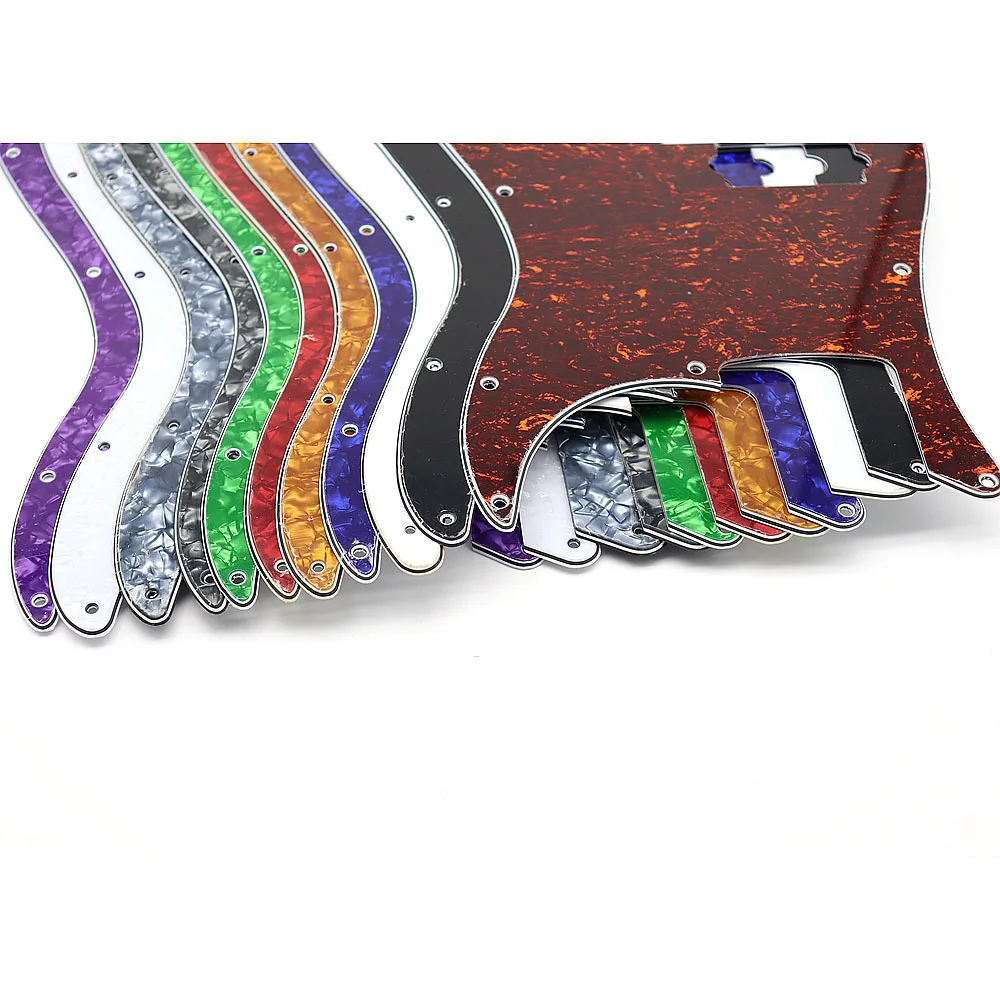 E-Gitarren-Schlagbrett aus 3-lagigem PVC, Schlagbrett für PB-Bassgitarre, 13 Löcher mit Schrauben – Detail 6