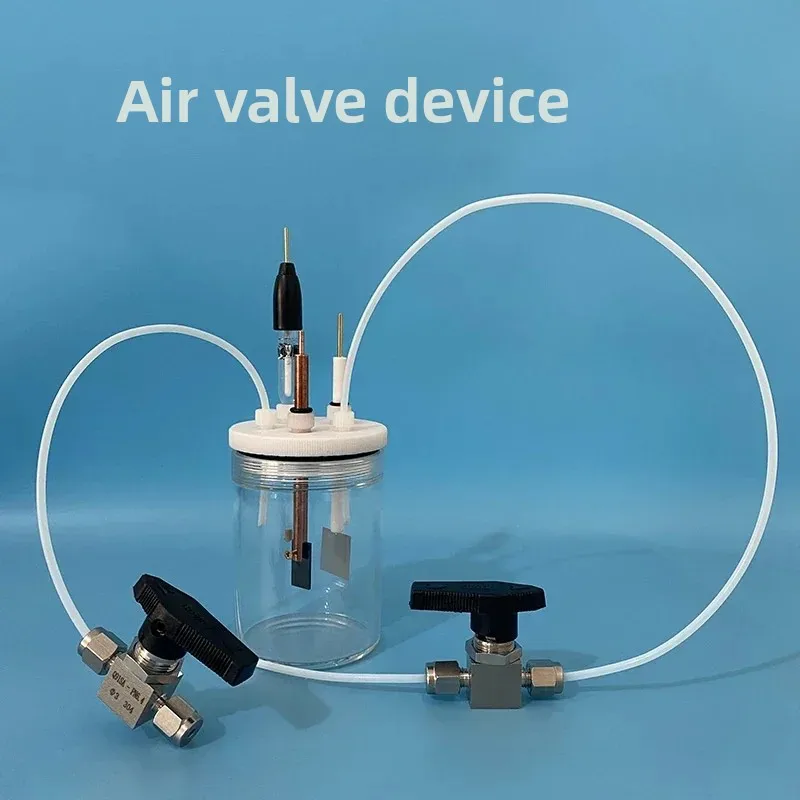Sealed Electrolytic Cell Gas Pipe Switch Valve Lab Electrochemical Equipment Component