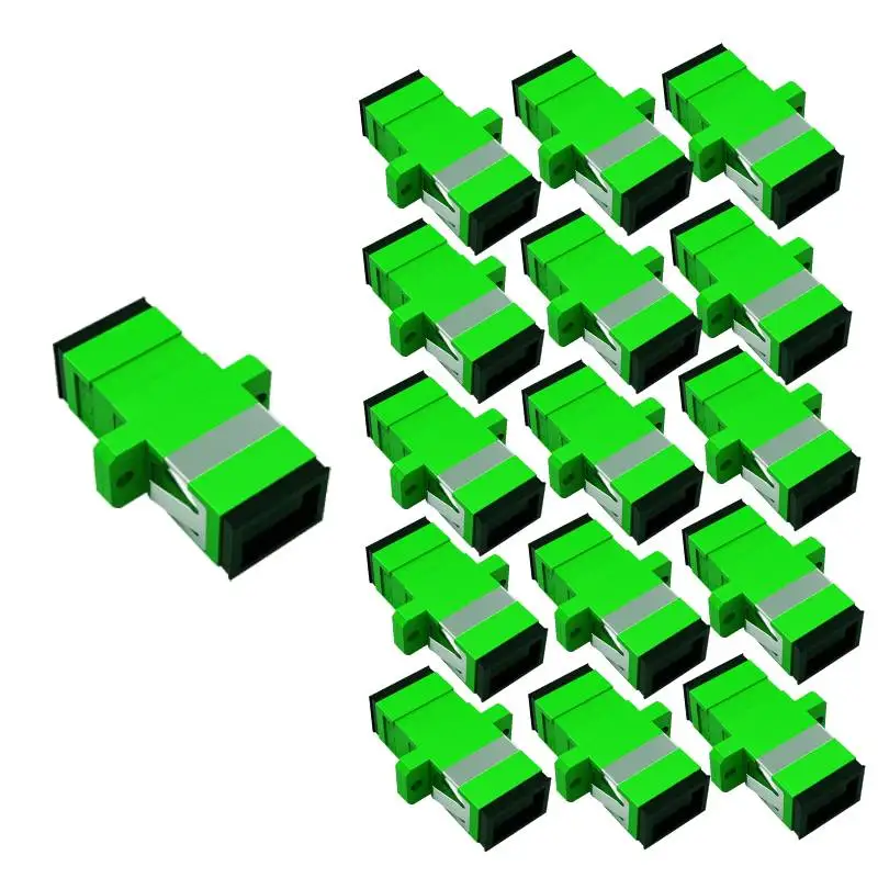APC SC-SC flange Fiber Coupler APC Fiber Optic Adapter Optical Fiber Flange SC Connector Ftth UPC
