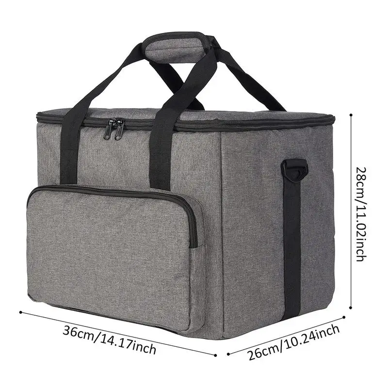 Large Power Station Bag Portable Carrying Bag Carrying Case Bag For Home Office Outdoor Gray 14.17 X 10.24 X 11.02 Inches