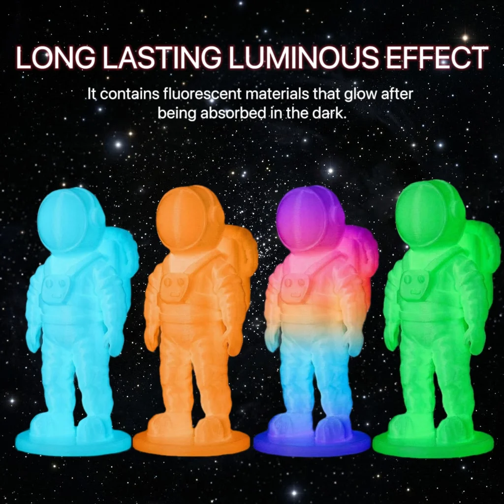 Glow-in-the-Dark PLA Filament  - đánh giá và giá Filament 1.75