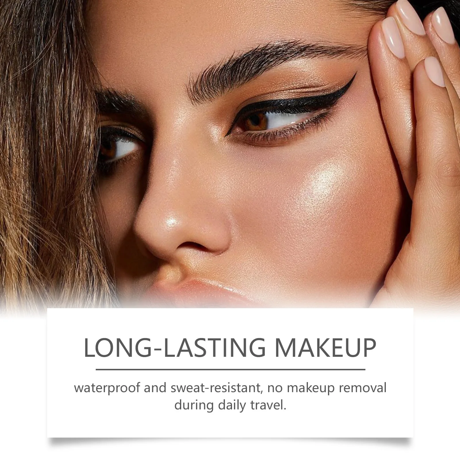 Doppelseitiger wasserfester Eyeliner-Stempelstift – tintenfreies Design, perfekte Form mit einem Stempel für Anfänger, wischfest den ganzen Tag