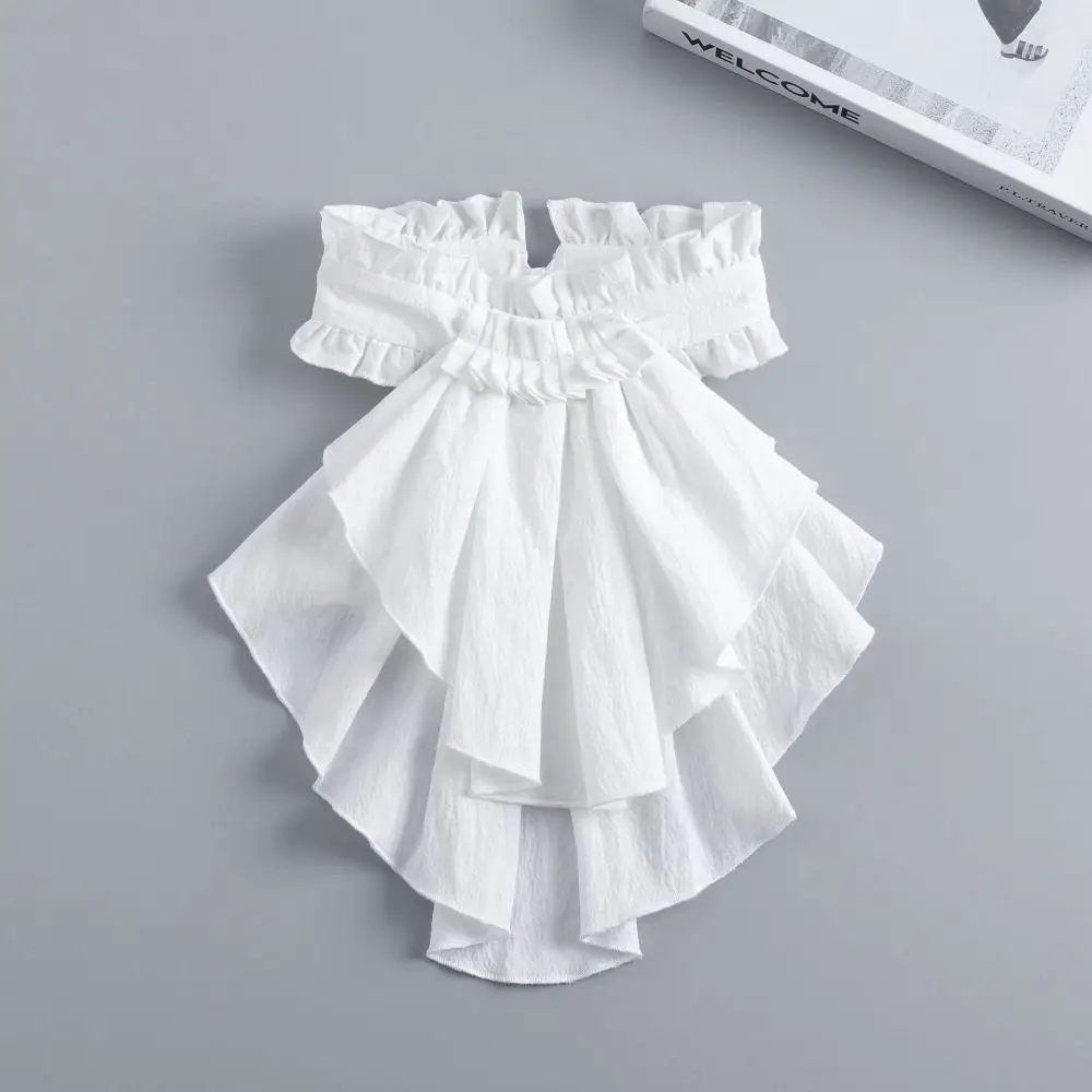 Elegante colletto in pizzo staccabile Colletto finto stile medievale vintage a strati Elegante collare rinascimentale Cosplay