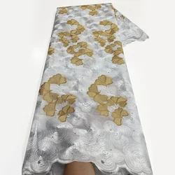 Africa Swiss Voile Lace In Switzerland Embroidered Cotton African Lace Fabric 2025 High Quality For Women Wedding Party Dress