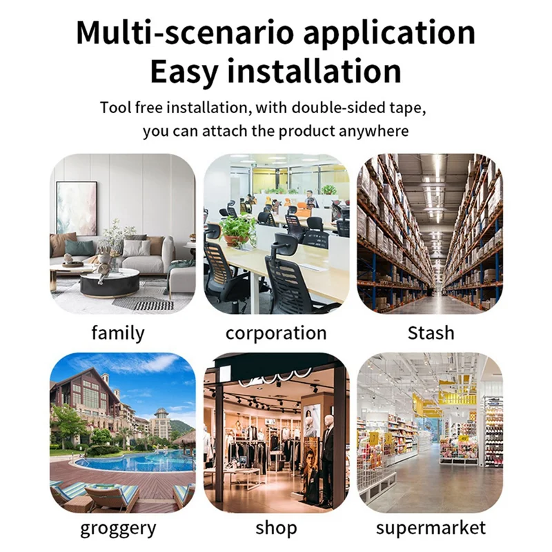 

B47C Tuya Умный дом Беспроводная система сигнализации Звуковая и световая сигнализация Датчик-детектор Интеллектуальный датчик с питанием от USB Zigbee