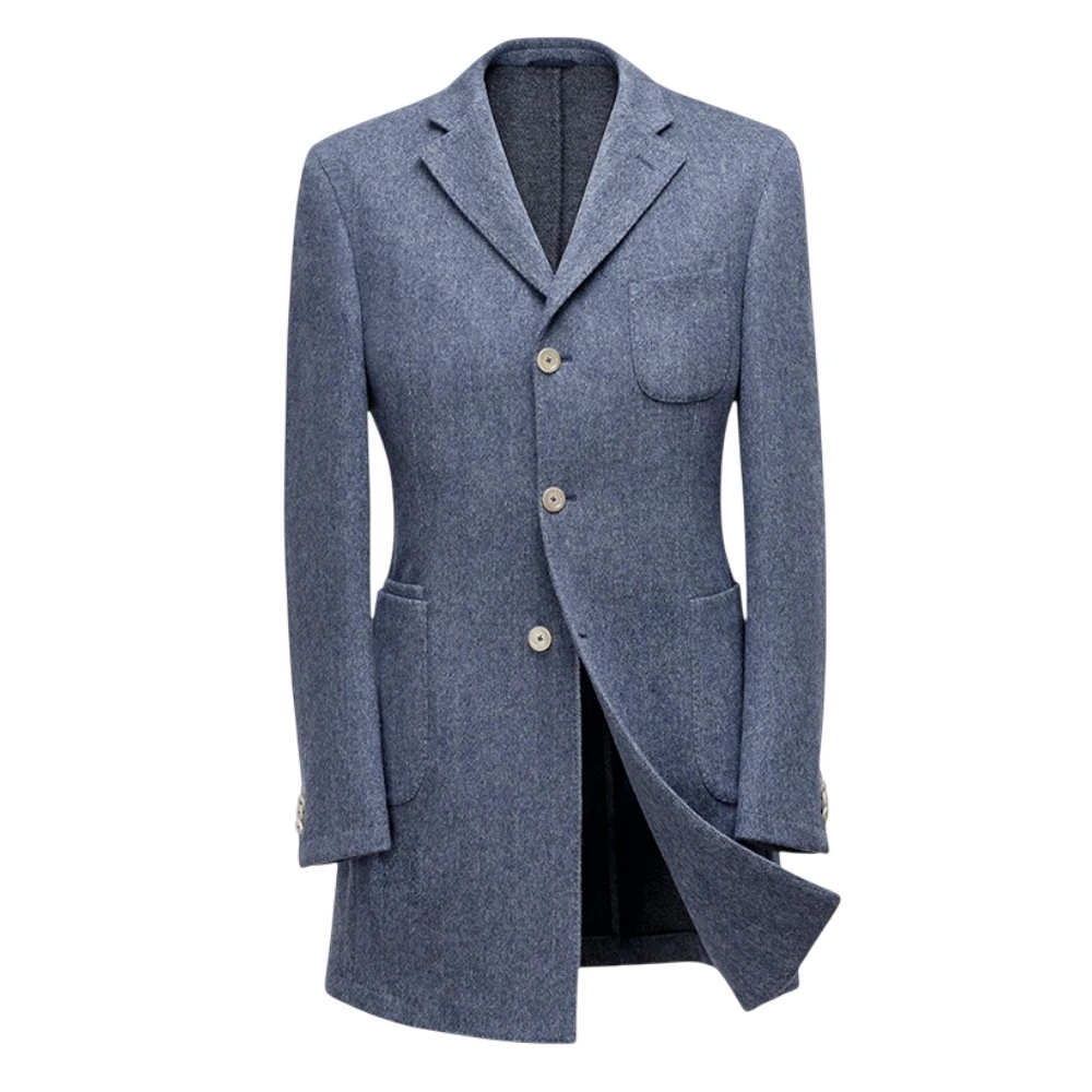 معطف الزفاف الكلاسيكي متعرج للرجال محززة التلبيب معطف واحد الصدر سليم صالح الأعمال السترة فقط سترة مخصص