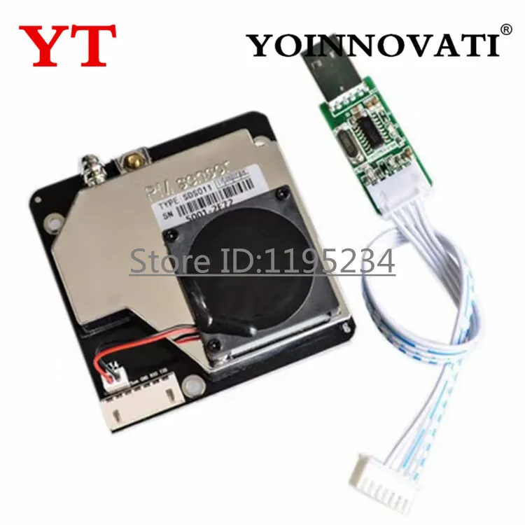 PM Sensor SDS011 High Precision Laser PM2.5 Air Quality Detection Sensor Module Super Dust Sensors, Digital Output