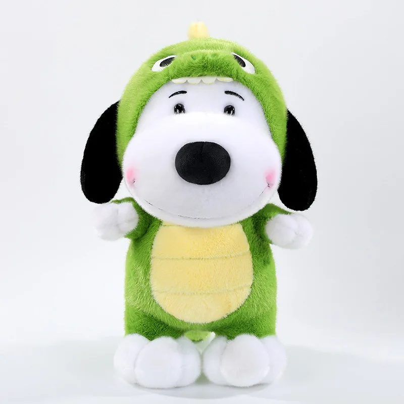 New Cute Snoopy Plush Toy Dog Stuffed Animal for Kids Birthday Gift Dinosaur Transform Plushie Doll Cuddly Toy Room decoration view 6