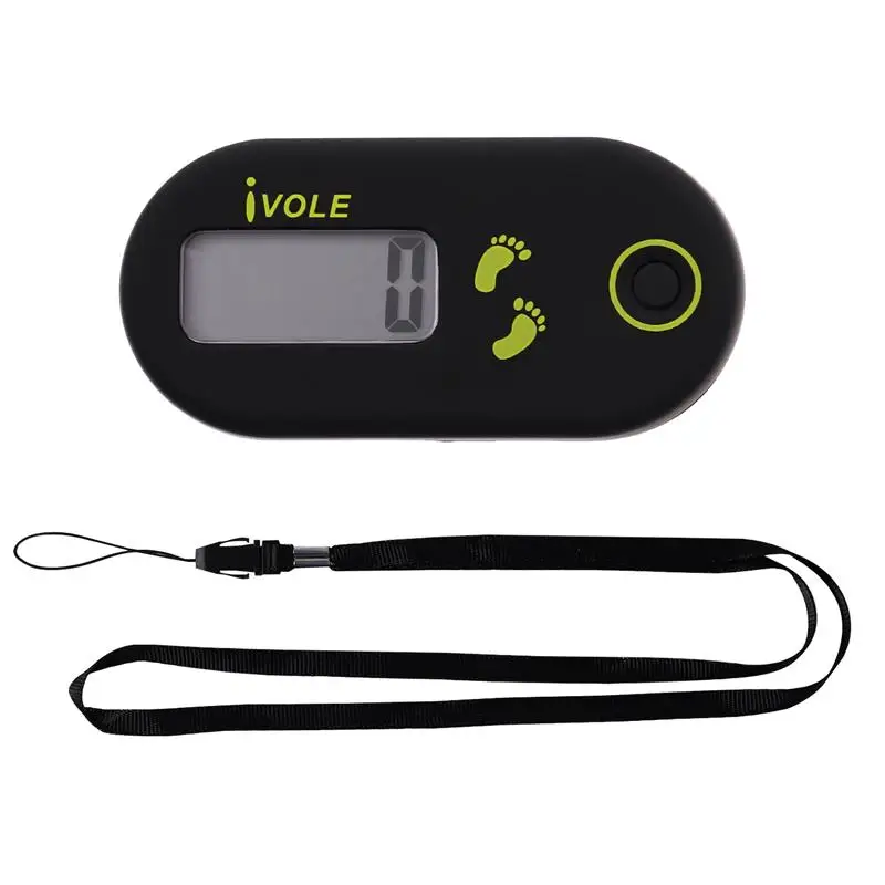 Podómetro electrónico 3D de una sola función, Simple, para caminar, correr, Mini contador de pasos, podómetro Digital 3D para ejercicio, 1 unidad