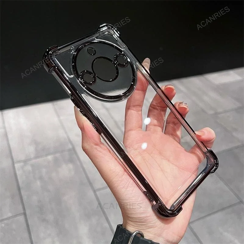Four Corners Thickening Shookproof Plating Silicone Soft Case For Huawei Honor Magic 5 Pro 6 Lite Magic5 Magic6 6lite 5pro Cover