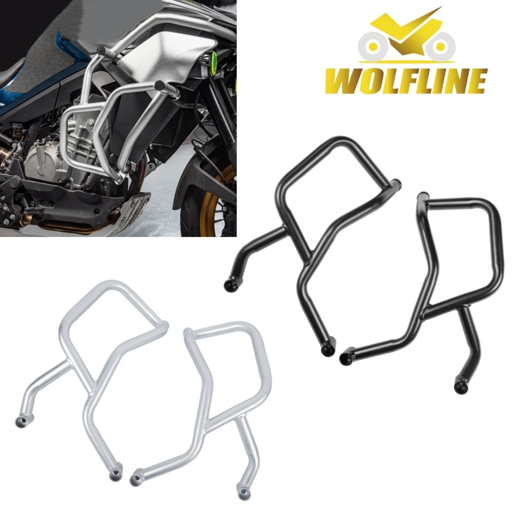 

WOLFLINE for Cfmoto 800 mt Engine Guard Bumper Highway Crash Bars for Cfmoto 800mt Engine Bumper Frame Protection Bars 2021-2024