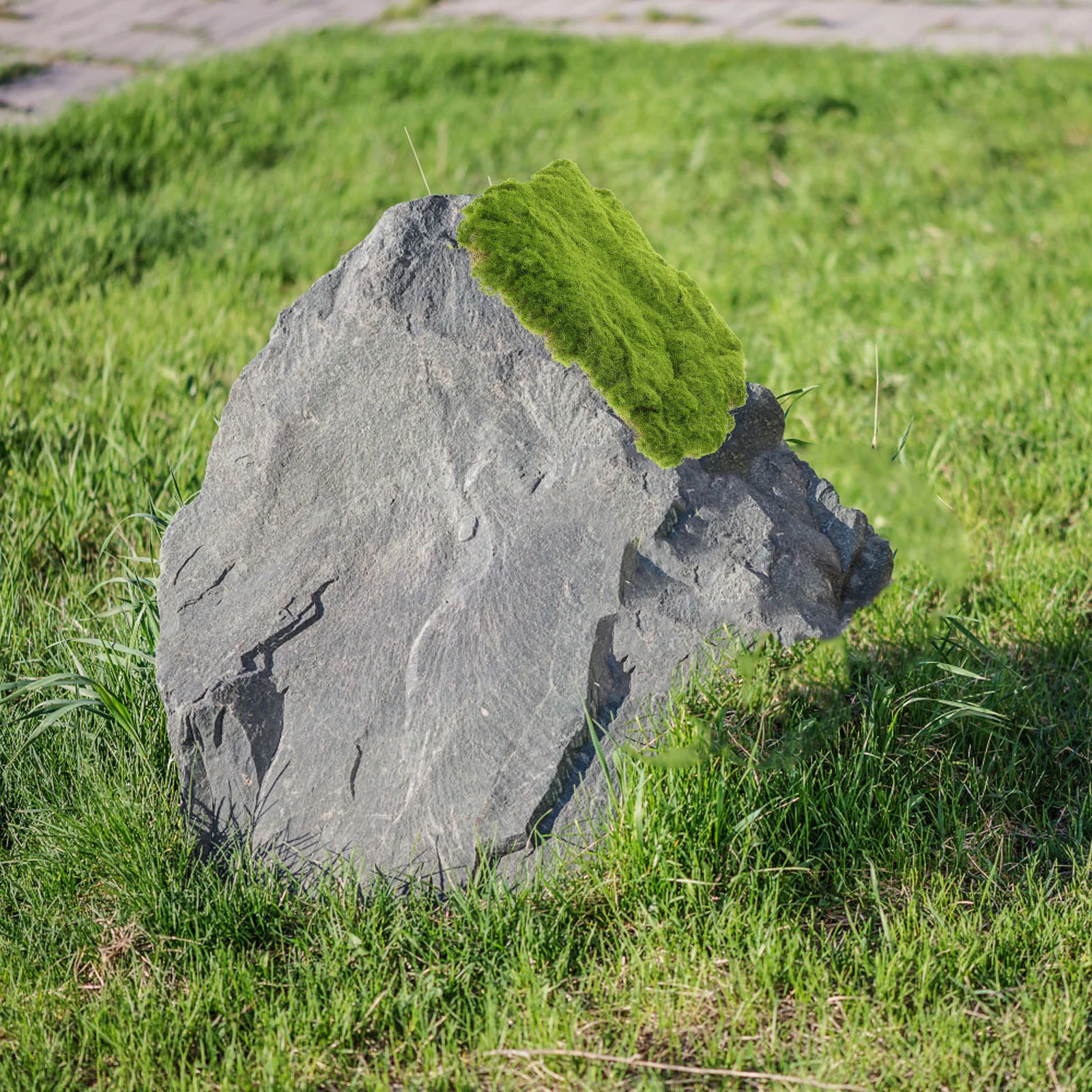 Künstliche Moos-Rasenmatte für Sandtisch, Rasen, Kunststoff-Dekor, schneidbares Grasmodell