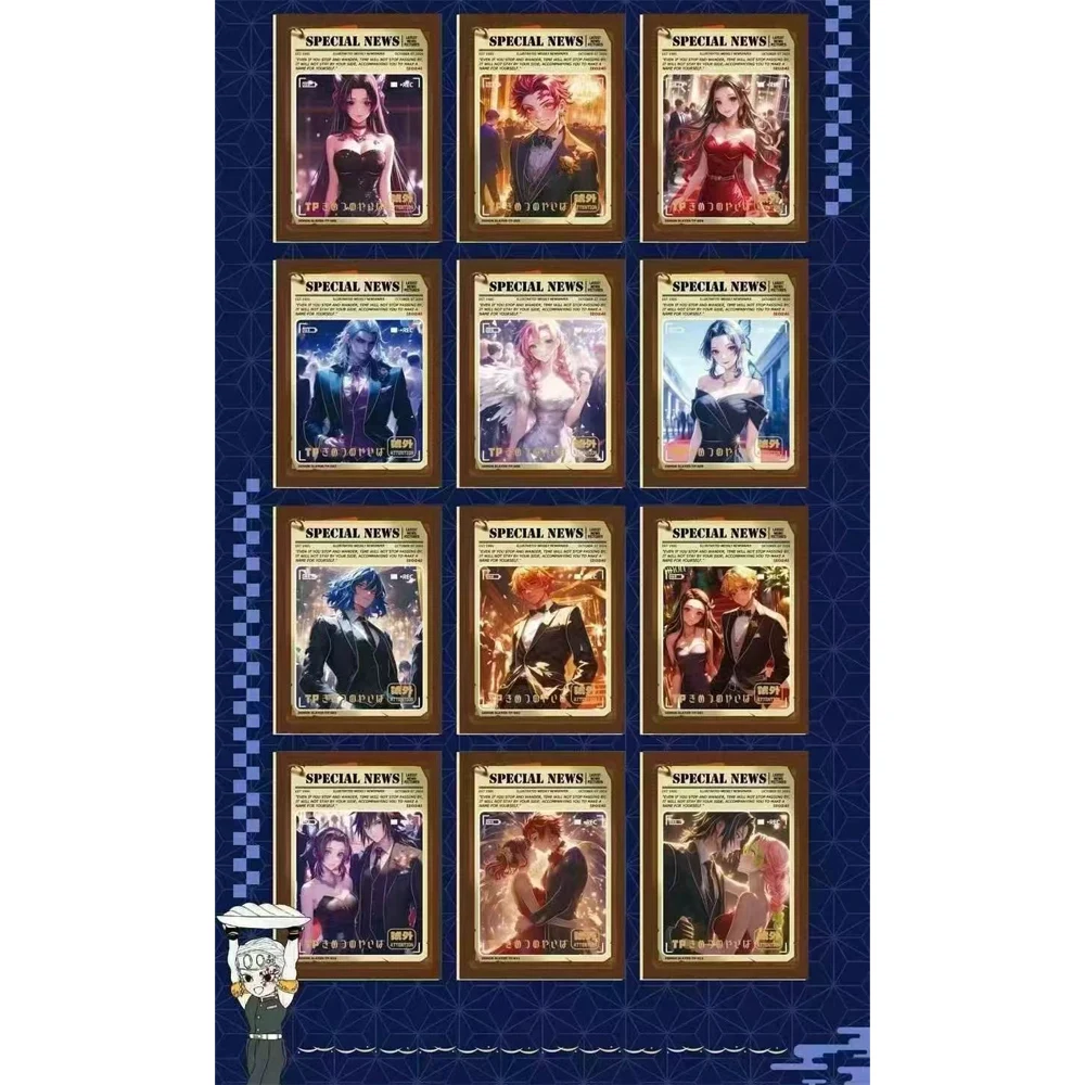 Hurtownia Pudełek Boosterów Kart Demon Slayer TCG Gra NR SSS Rzadkie Karty Kimetsu Yaiba Zabawki Stołowe Dla Rodziny Dzieci Prezenty Świąteczne
