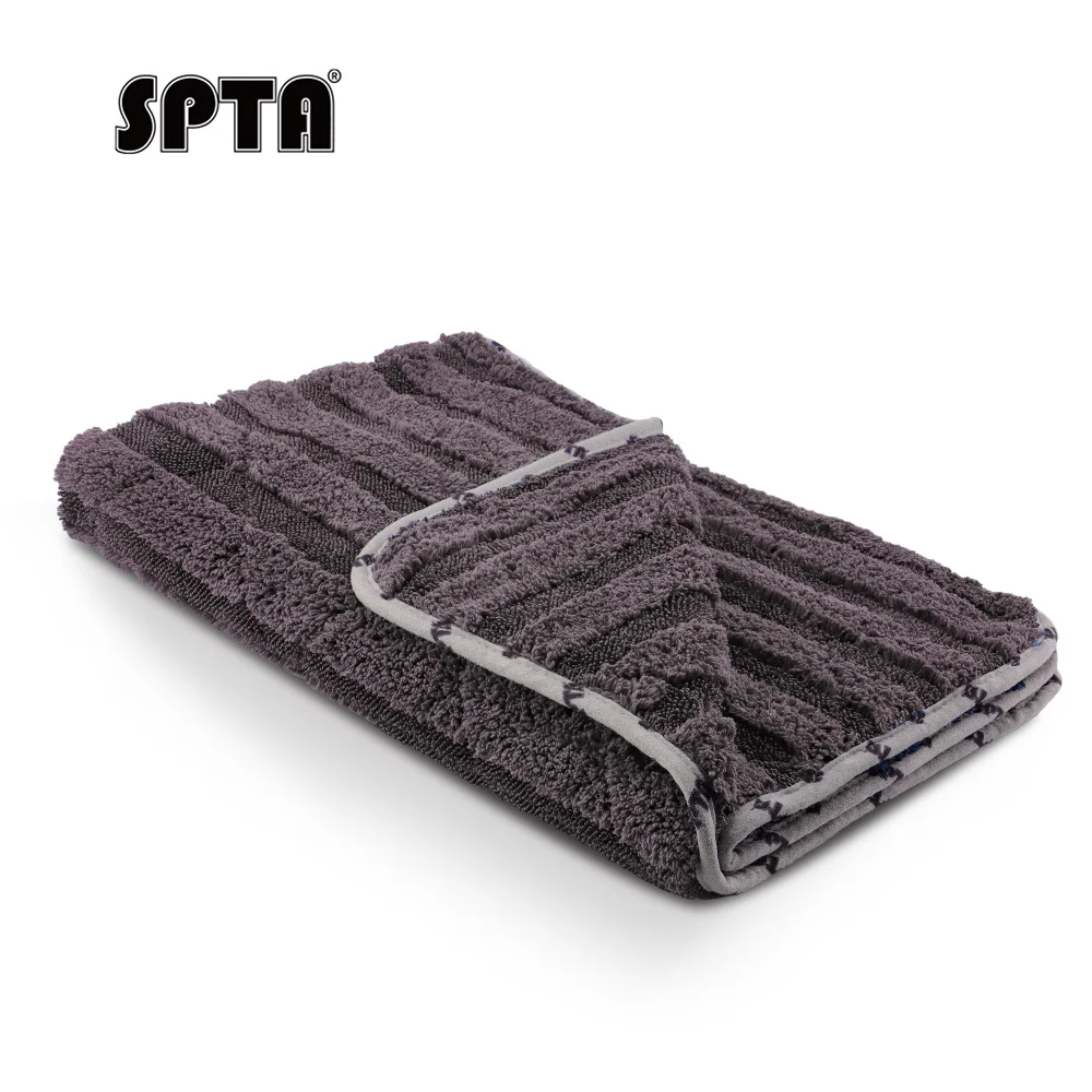 SPTA Car Drying Towel 900GSM Microfiber Drying Towel with Silk Edging Dry Vehicles Faster without Scratching Paint or Glass