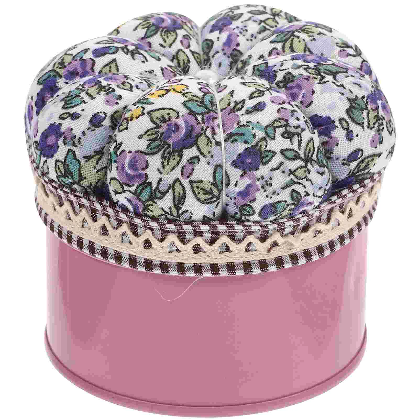 Toolbox Needle Pad Work Pin Cushion Containers Cloth with Storage Colorful Head