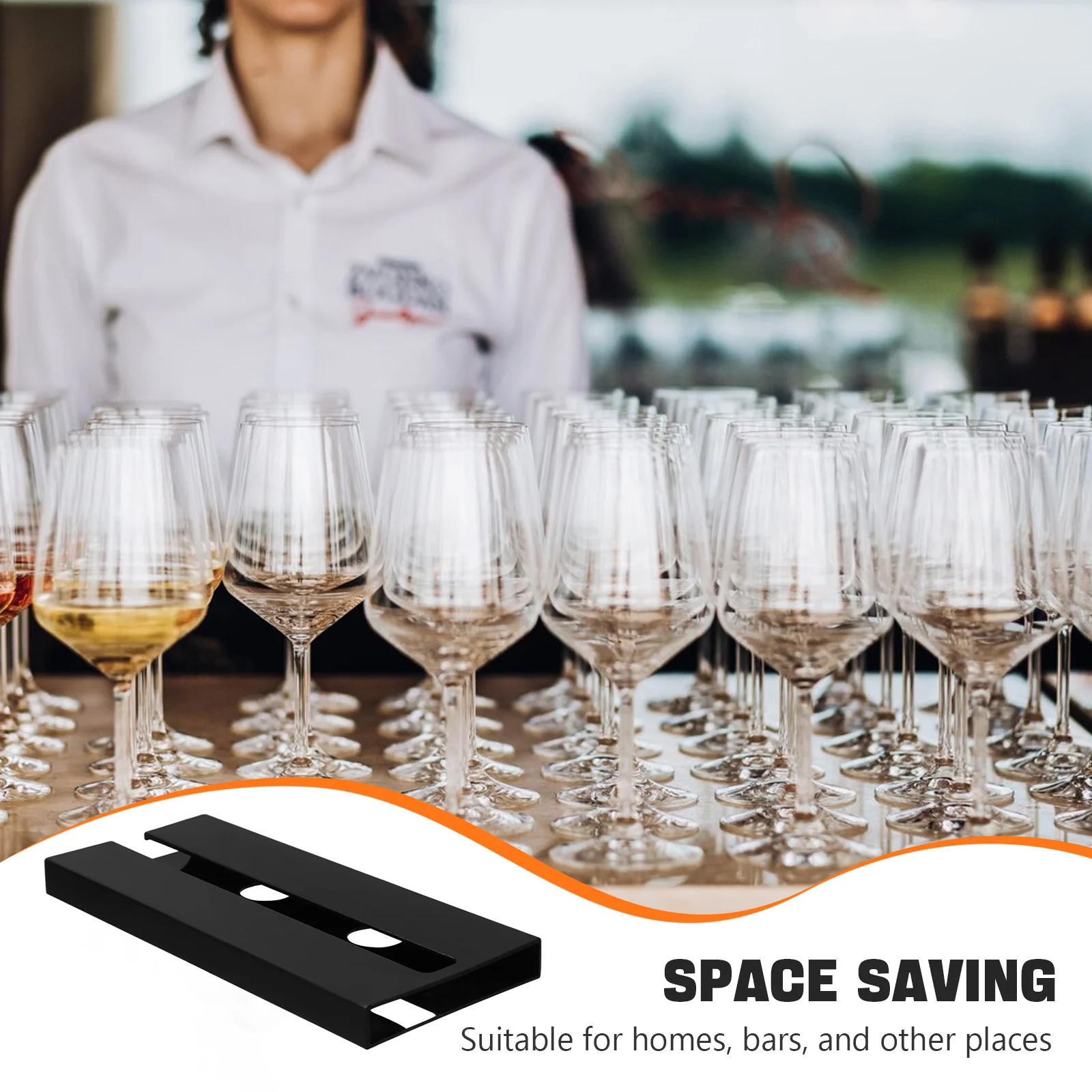 

2 Pcs Glass Rack down Cup Hanger Dry Shelf Drying Stand Plastic Bar Holder