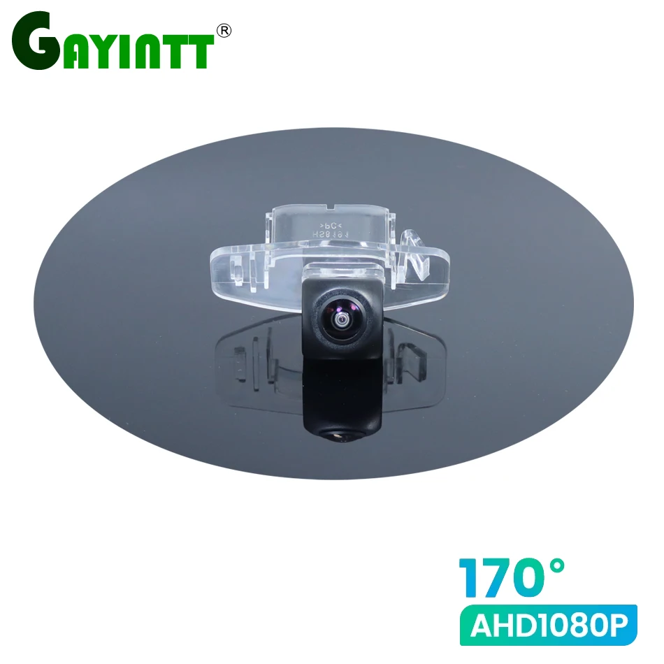 

GAYINTT 170 Degree 1920x1080P AHD Vehicle Rear View Camera for Honda City Civic Crider Accord Platinum Ciimo Fit RDX